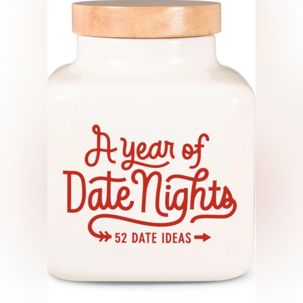 Hallmark White and Red Date Night ideas  Jar